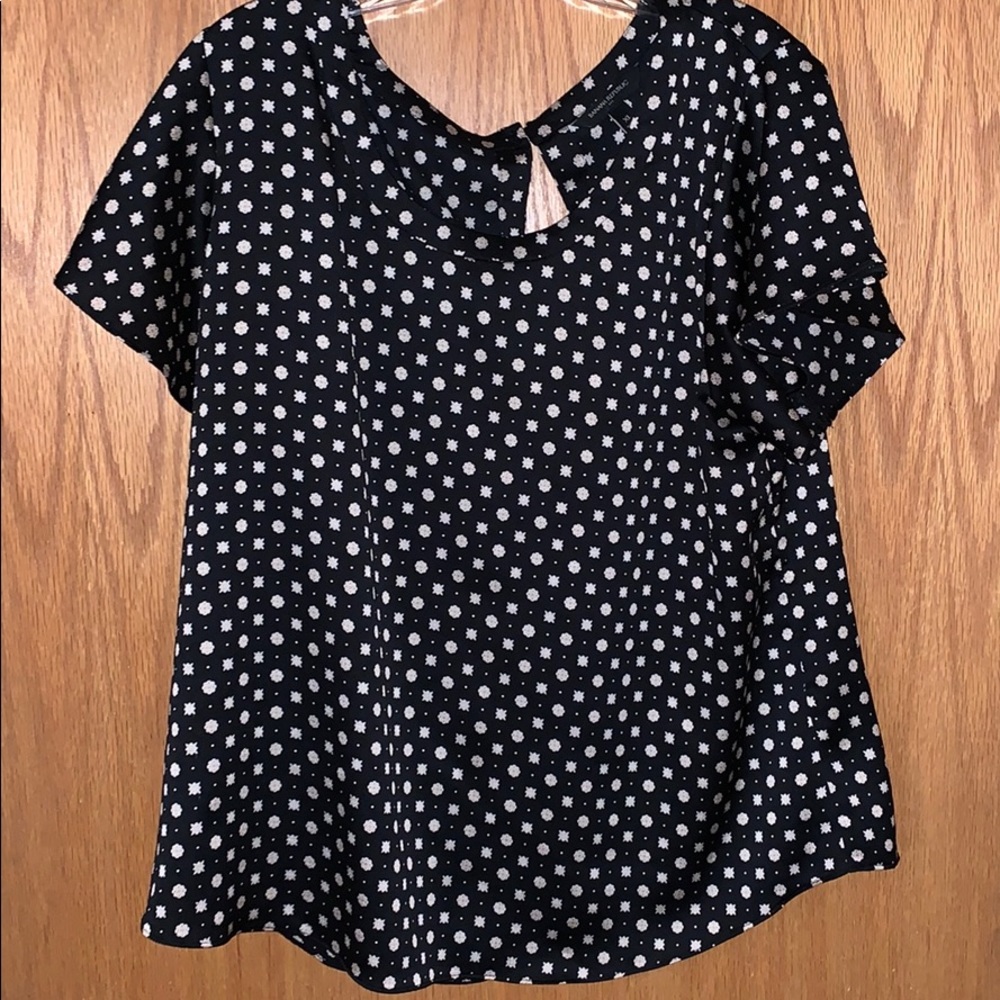 Banana Republic print top size XL